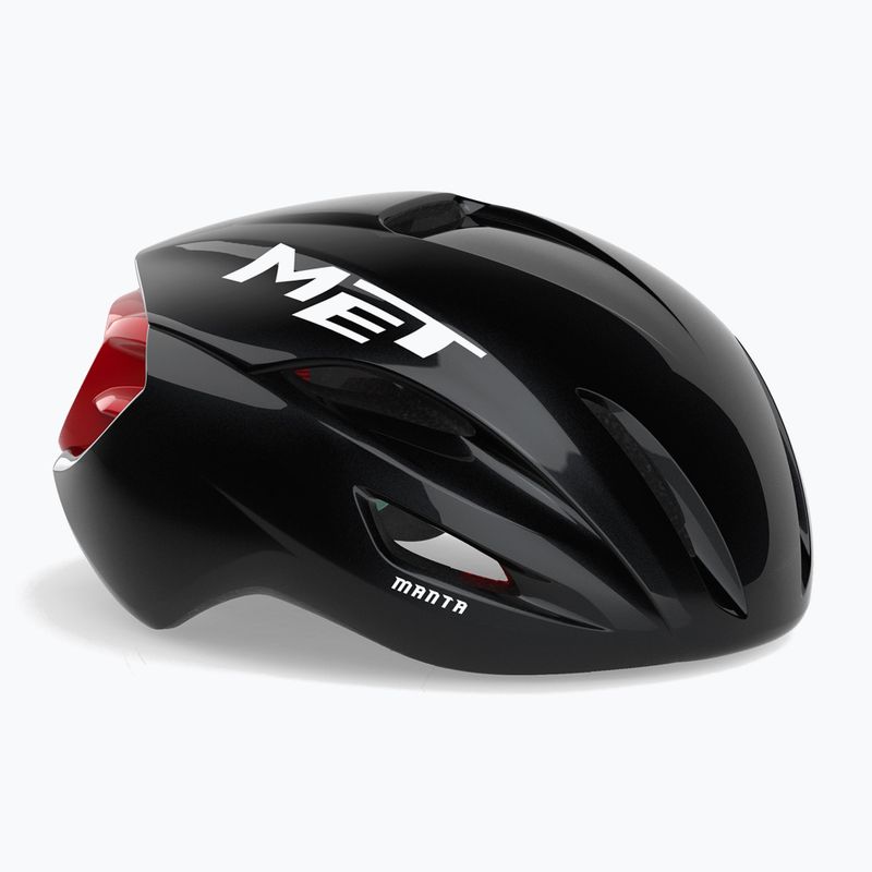 Cyklistická prilba MET Manta MIPS black/red glossy 2