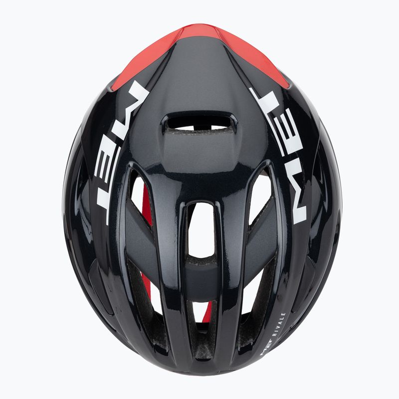Cyklistická prilba MET Rivale II Mips black/red glossy 6