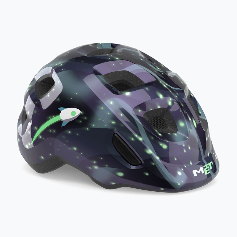 Detská cyklistická prilba MET Hooray space glow in the dark 2