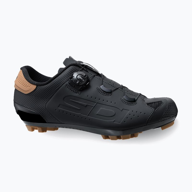 Pánska MTB cyklistická obuv Sidi MTB Dust black/black 8