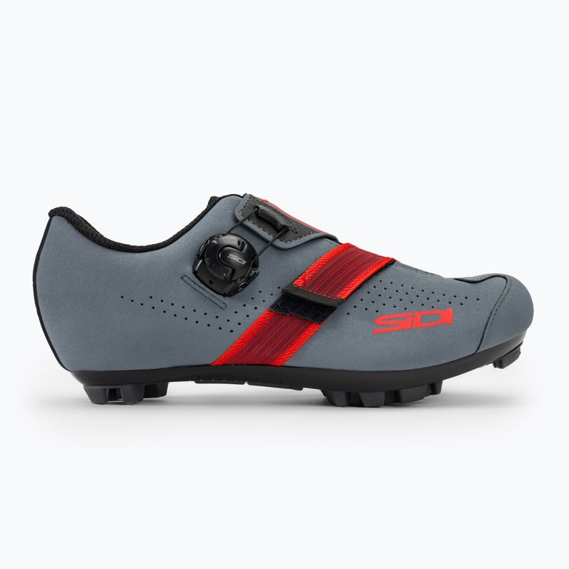Sidi MTB Pánska cyklistická obuv Aertis grey/red 2