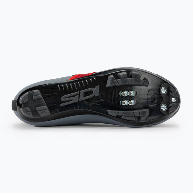 Sidi MTB Pánska cyklistická obuv Aertis grey/red 4