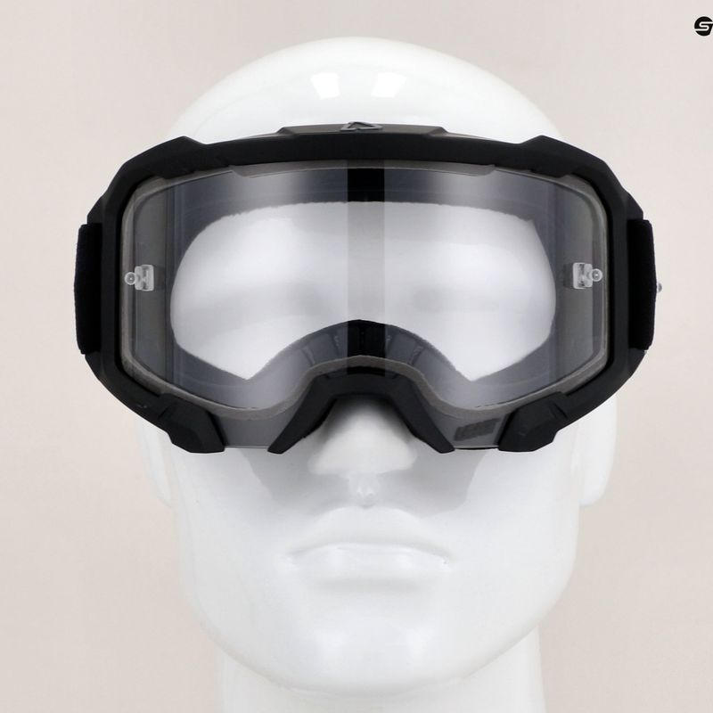 Cyklistické okuliare Leatt Velocity 4.5 stealth / clear 8023020470 9