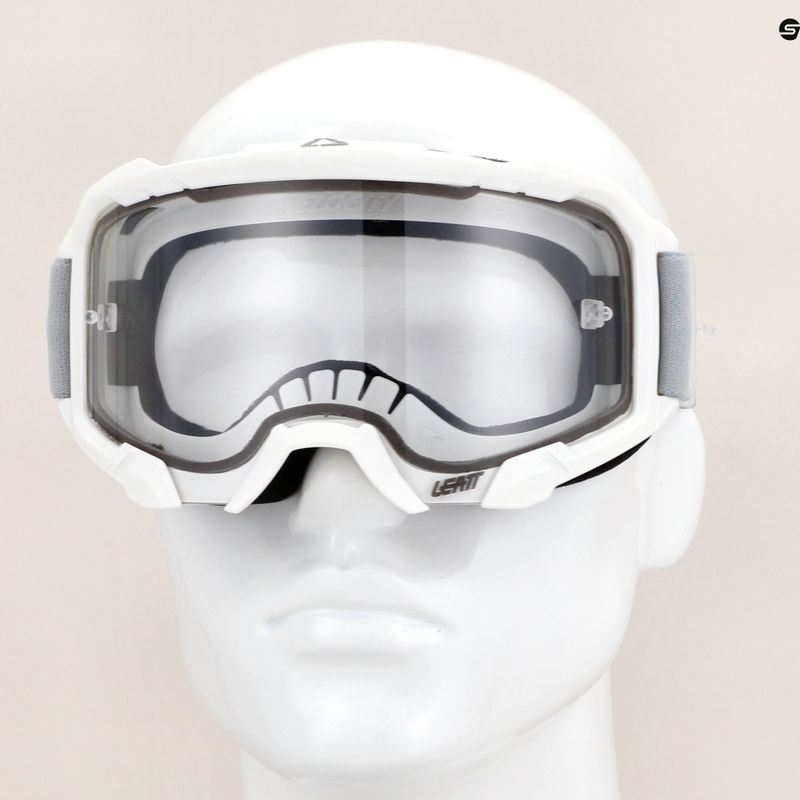 Cyklistické okuliare Leatt Velocity 4.5 white / clear 8023020480 9