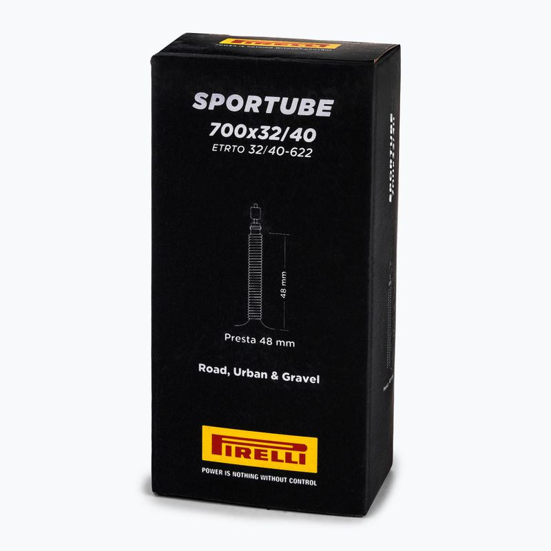 Cyklistická duša Pirelli Sportube Presta 700 x 42-50 mm/48 mm black 2