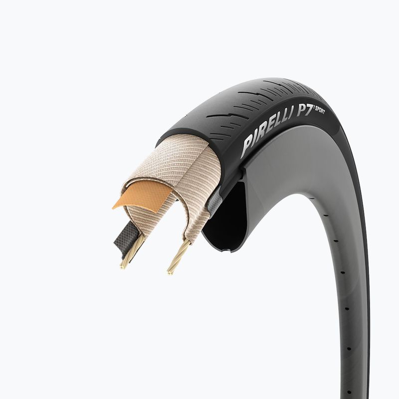 Cyklistická pneumatika Pirelli P7 Sport 700 x 32C black 3
