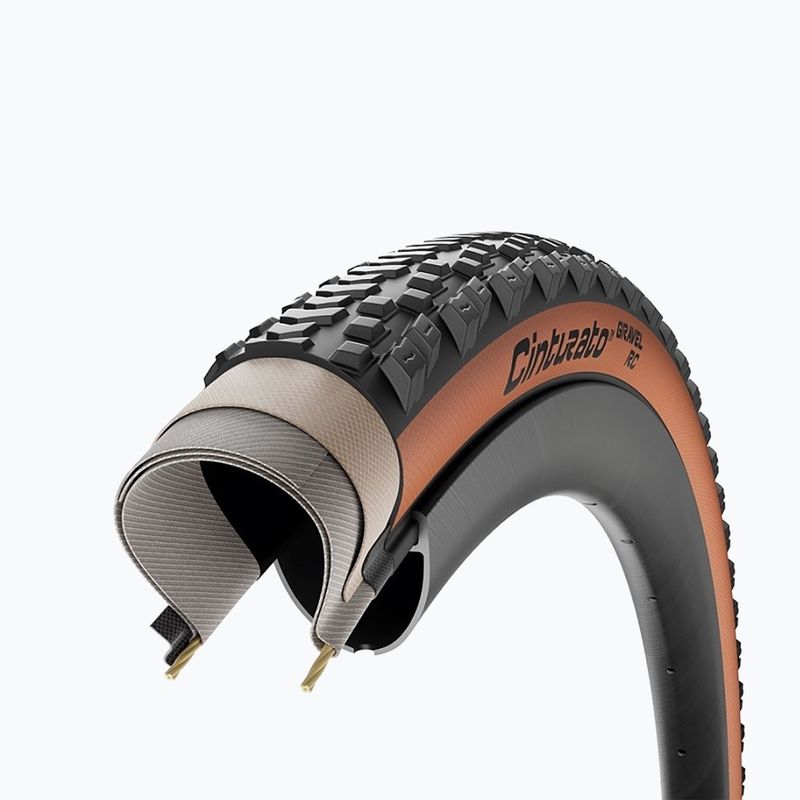 Cyklistické pneumatiky Pirelli Cinturato Gravel RC Classic 700 x 45C black/brown 2