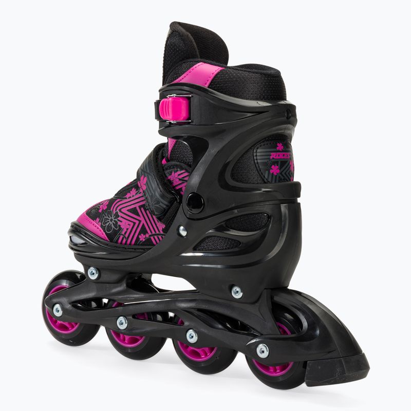 Detské kolieskové korčule Roces Jokey 3.0 black/pink 3
