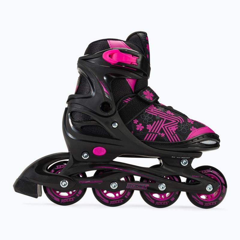 Detské kolieskové korčule Roces Jokey 3.0 black/pink 6