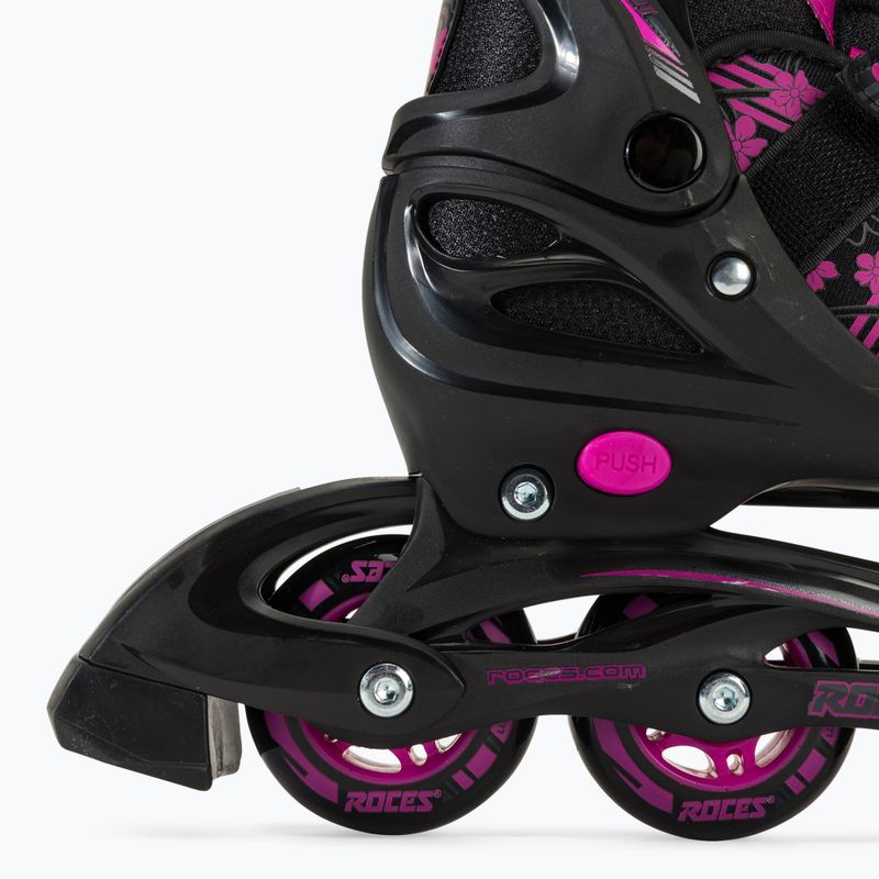Detské kolieskové korčule Roces Jokey 3.0 black/pink 7
