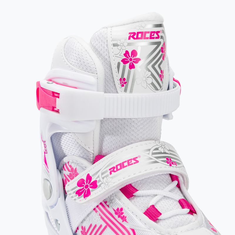 Detské voľnočasové korčule Roces Jokey Ice 3.0 Girl white/pink 450708 7