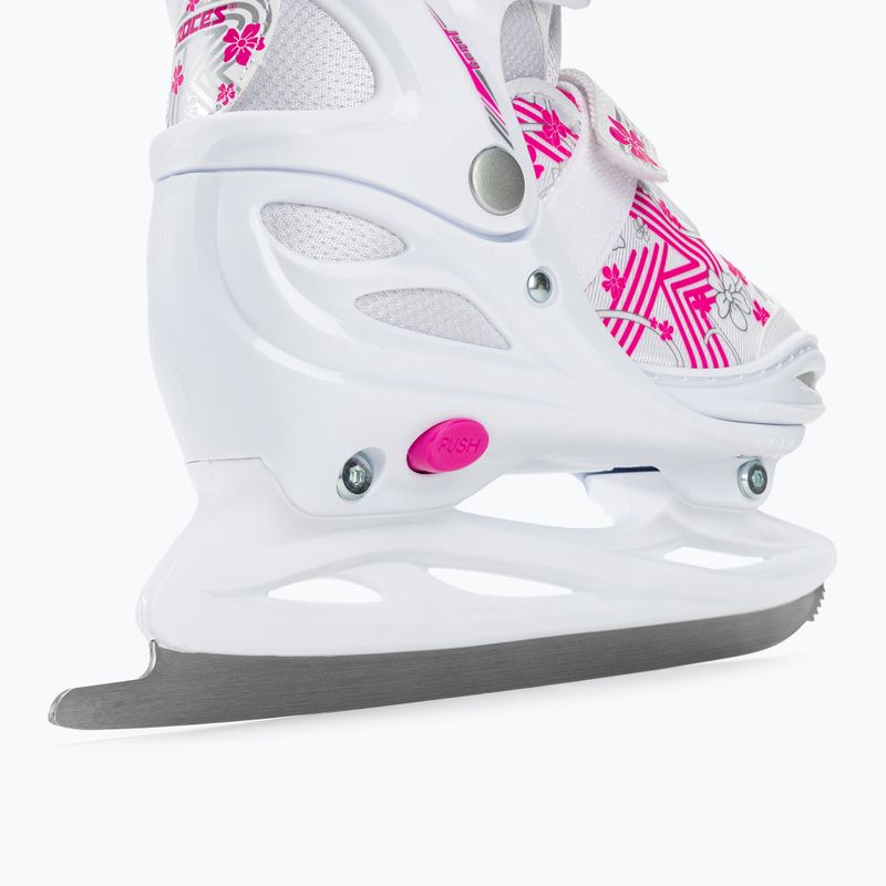 Detské voľnočasové korčule Roces Jokey Ice 3.0 Girl white/pink 450708 8