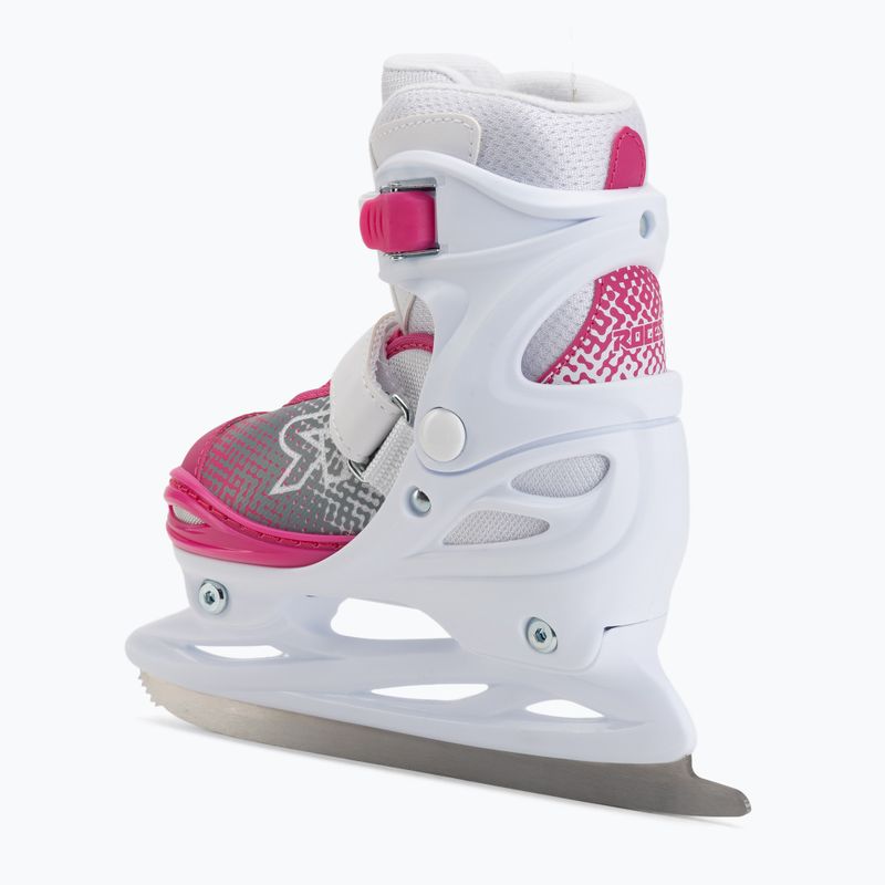 Detské korčule Roces Jokey Ice X white/pink 3