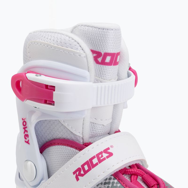 Detské korčule Roces Jokey Ice X white/pink 5