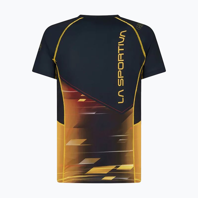 LaSportiva Wave pánske bežecké tričko žlto-čierne P42999100 2