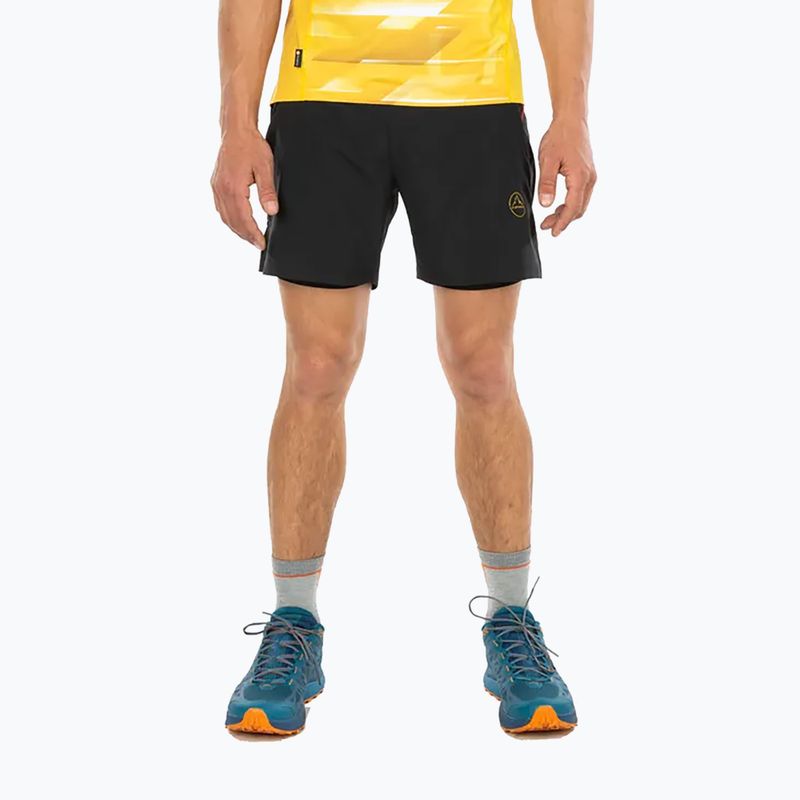 LaSportiva pánske bežecké šortky Ultra Distance Short 7" čierne P45999100 3