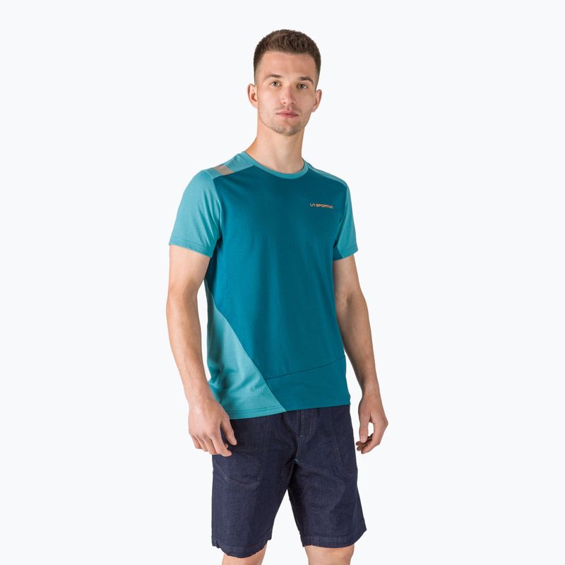 La Sportiva pánske lezecké tričko Grip blue N87623624