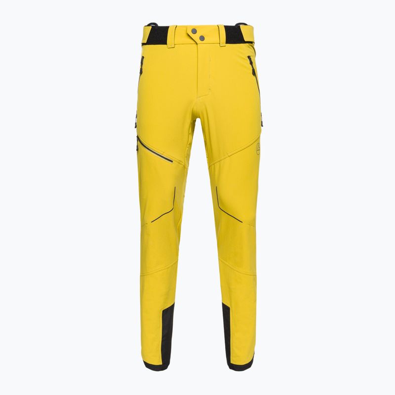 La Sportiva pánske softshellové nohavice Excelsior žlté L61723723