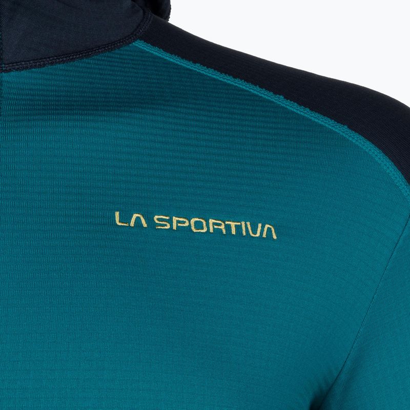 Pánska trekingová mikina La Sportiva Upendo Hoody modrá L67635629 3
