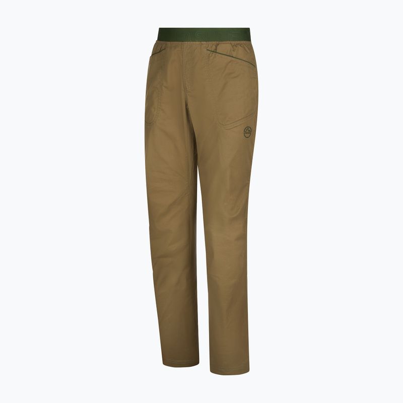 Pánske lezecké nohavice La Sportiva Roots green H95731711B 5