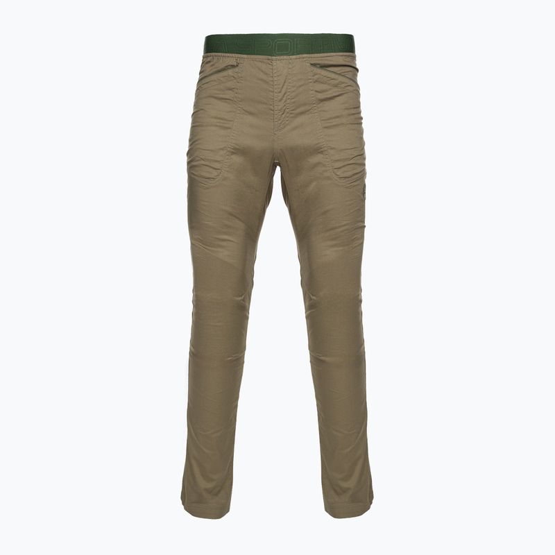 Pánske lezecké nohavice La Sportiva Roots green H95731711B
