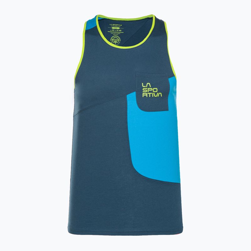 Pánske lezecké tričko La Sportiva Dude Tank blue N43639637