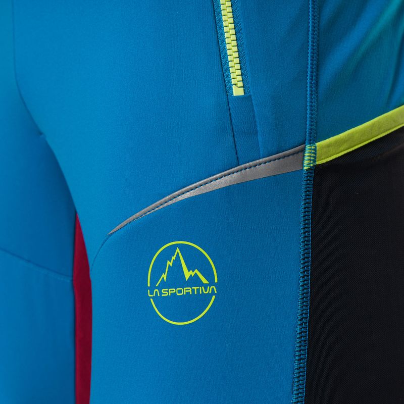 La Sportiva pánske trekingové nohavice Ikarus sangria/electric blue 7