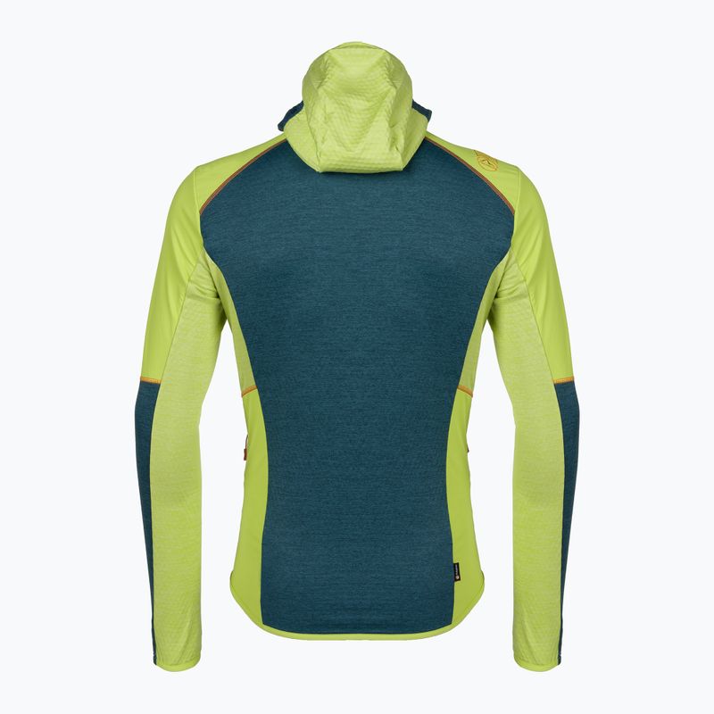 Pánska trekingová mikina LaSportiva Existence Hoody navy blue-green P53639729 2