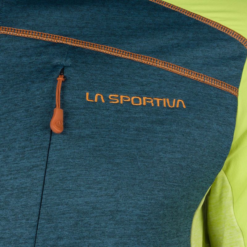 Pánska trekingová mikina LaSportiva Existence Hoody navy blue-green P53639729 3