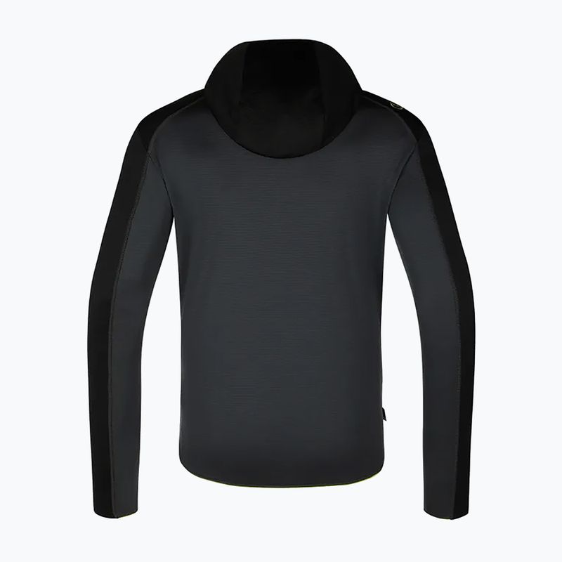 Pánska trekingová mikina La Sportiva Upendo Hoody carbon/lime punch 8