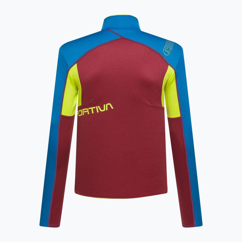 Pánska trekingová mikina La Sportiva Elements sangria/electric blue 2