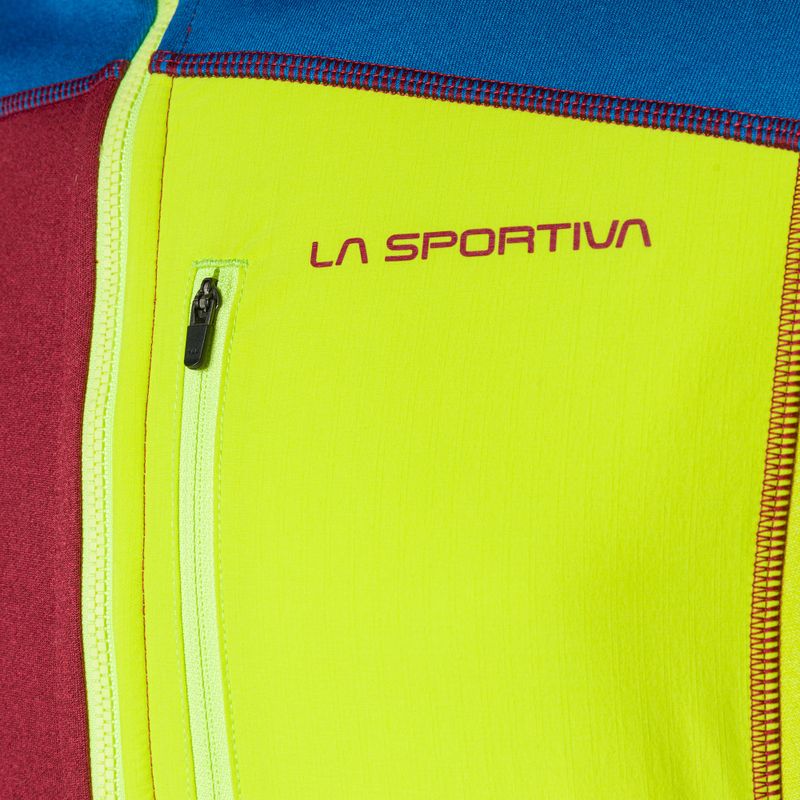 Pánska trekingová mikina La Sportiva Elements sangria/electric blue 3