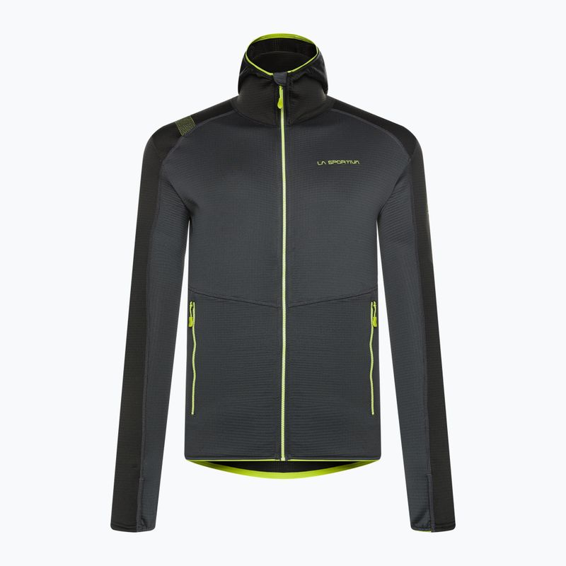 Pánska trekingová mikina La Sportiva Upendo Hoody carbon/lime punch