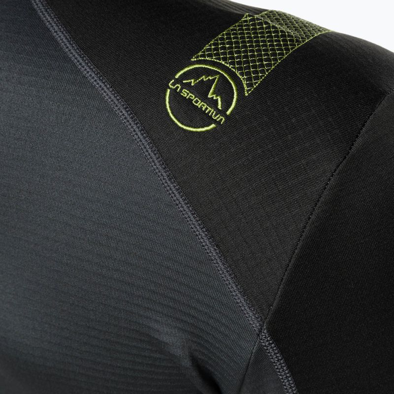 Pánska trekingová mikina La Sportiva Upendo Hoody carbon/lime punch 5