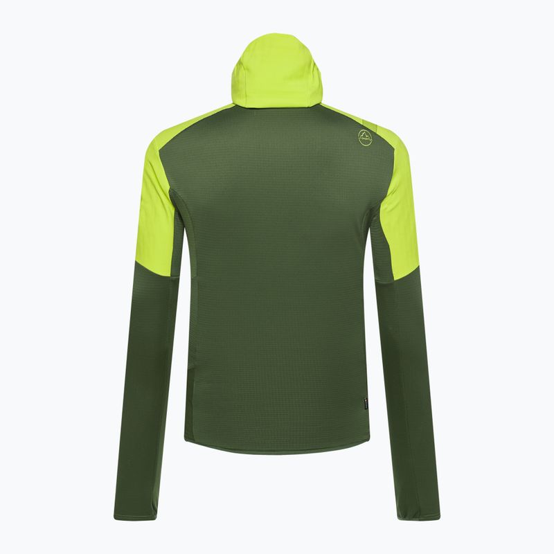 Pánska trekingová mikina La Sportiva Session Tech Hoody forest/lime punch 7