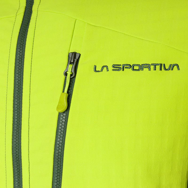 Pánska trekingová mikina La Sportiva Session Tech Hoody forest/lime punch 8