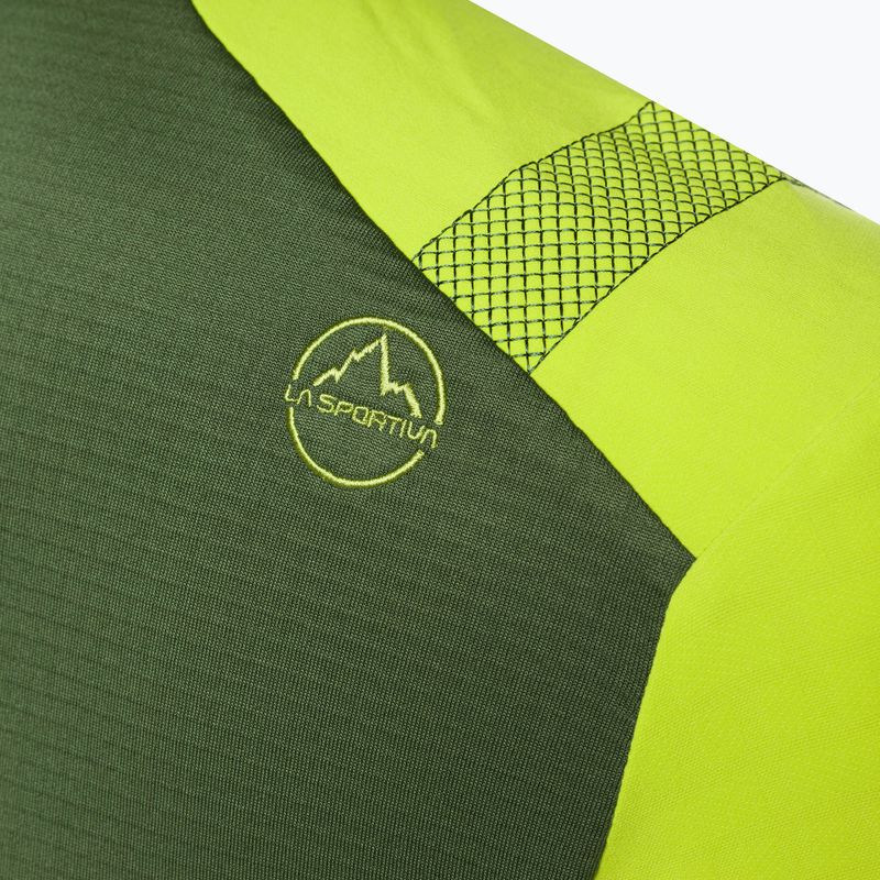 Pánska trekingová mikina La Sportiva Session Tech Hoody forest/lime punch 11