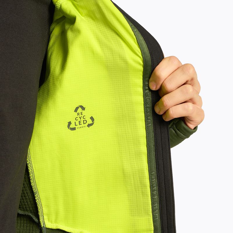 Pánska trekingová mikina La Sportiva Session Tech Hoody forest/lime punch 5
