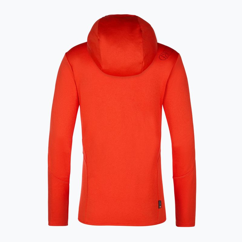 Dámska trekingová mikina La Sportiva Cosmic Hoody cherry tomato/carbon 2