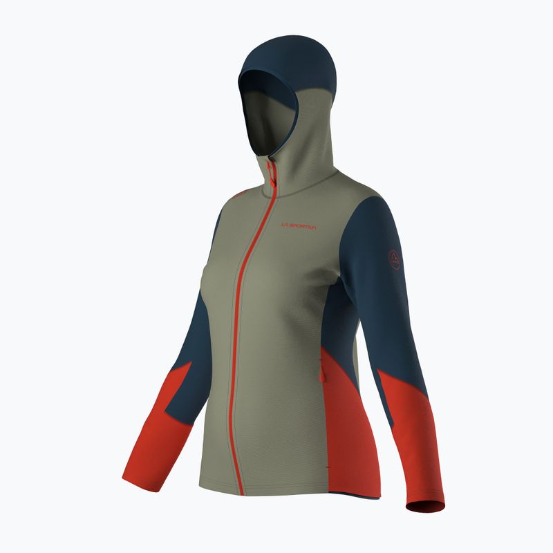 La Sportiva Cosmic Hoody tea/storm blue dámska trekingová mikina 6
