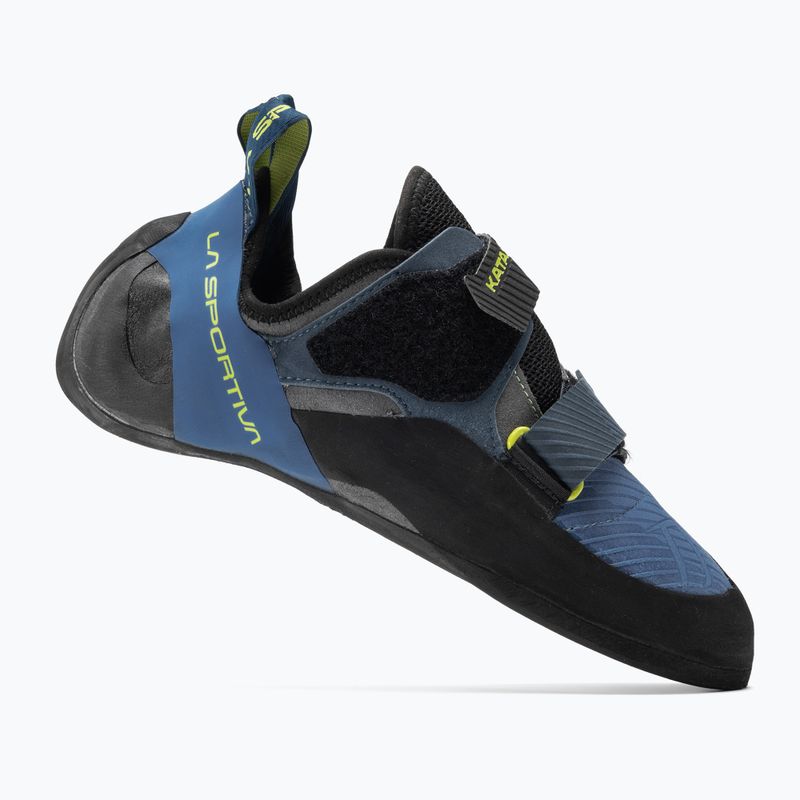 Pánska lezecká obuv La Sportiva Katana electric blue/lime punch 2