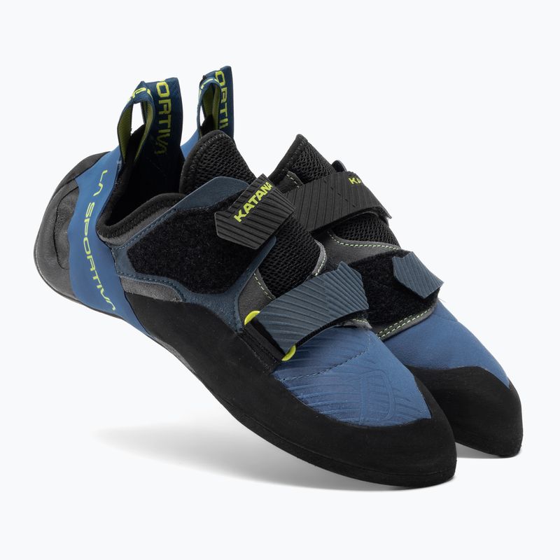 Pánska lezecká obuv La Sportiva Katana electric blue/lime punch 4