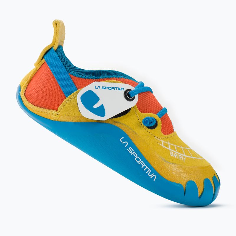 Detská lezecká obuv La Sportiva Gripit yellow/flame 2
