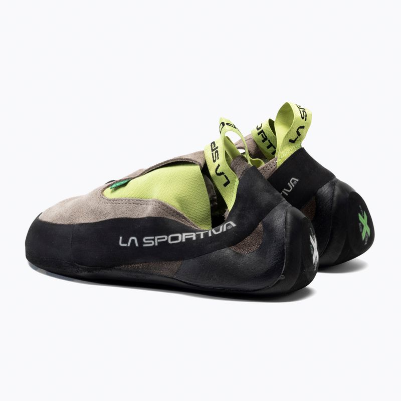 La Sportiva Cobra Eco lezecká obuv hnedá a zelená 20O804705 3