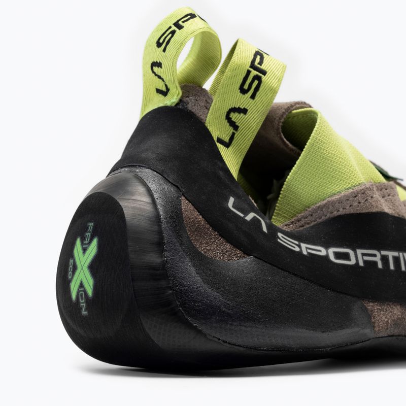 La Sportiva Cobra Eco lezecká obuv hnedá a zelená 20O804705 8
