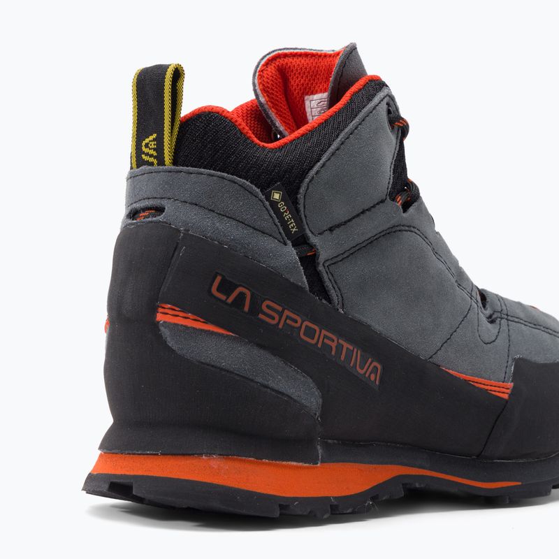 La Sportiva pánska treková obuv Boulder X Mid grey-orange 17E900304 7
