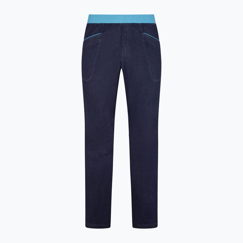 Pánske lezecké nohavice La Sportiva Cave Jeans navy blue H97610624