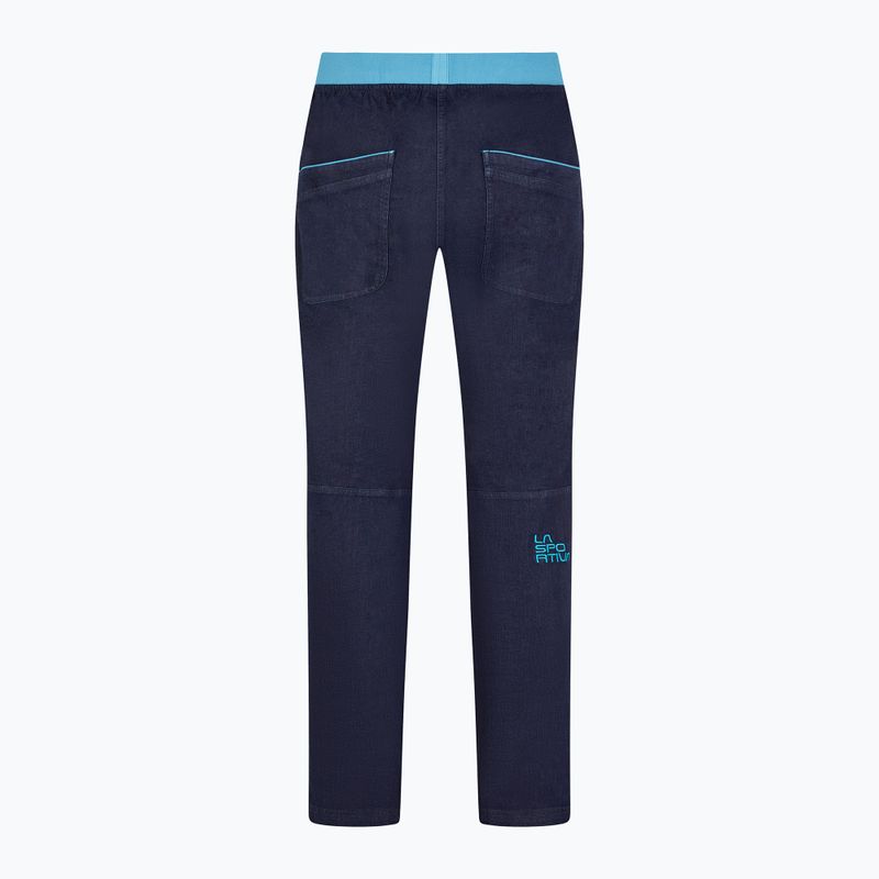Pánske lezecké nohavice La Sportiva Cave Jeans navy blue H97610624 2