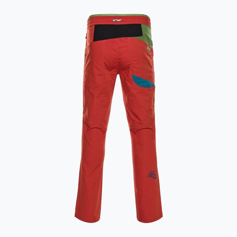 La Sportiva pánske lezecké nohavice Fuente red N69313718 2