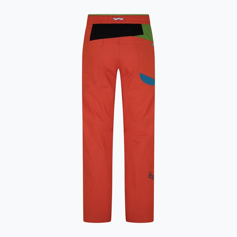 La Sportiva pánske lezecké nohavice Fuente red N69313718 7